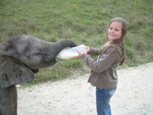 Beth budding veterinarian