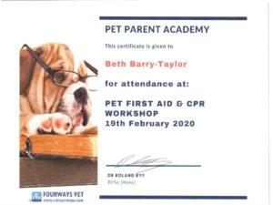 Pet Parent Academy Certification