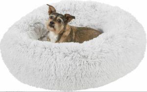 Frisco Eyelash Cat & Dog Bolster Bed